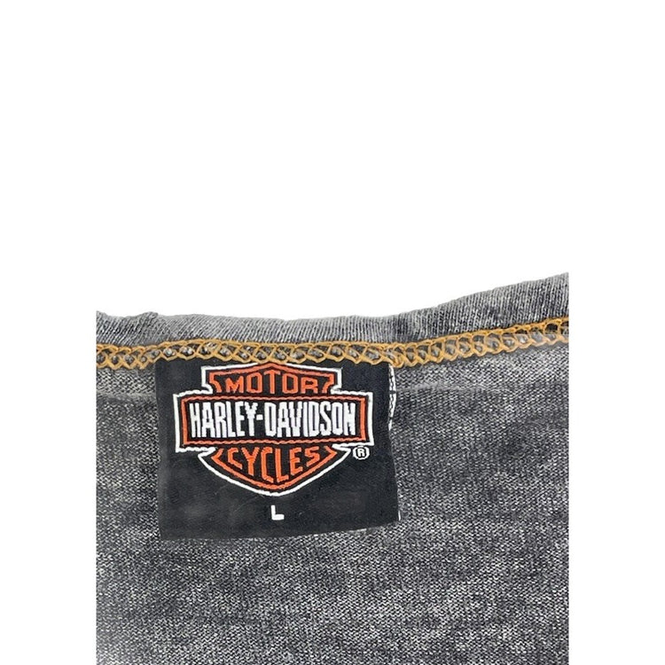 Mens Harley Davidson Gray Tye Dye America Legend Tank Top Size L