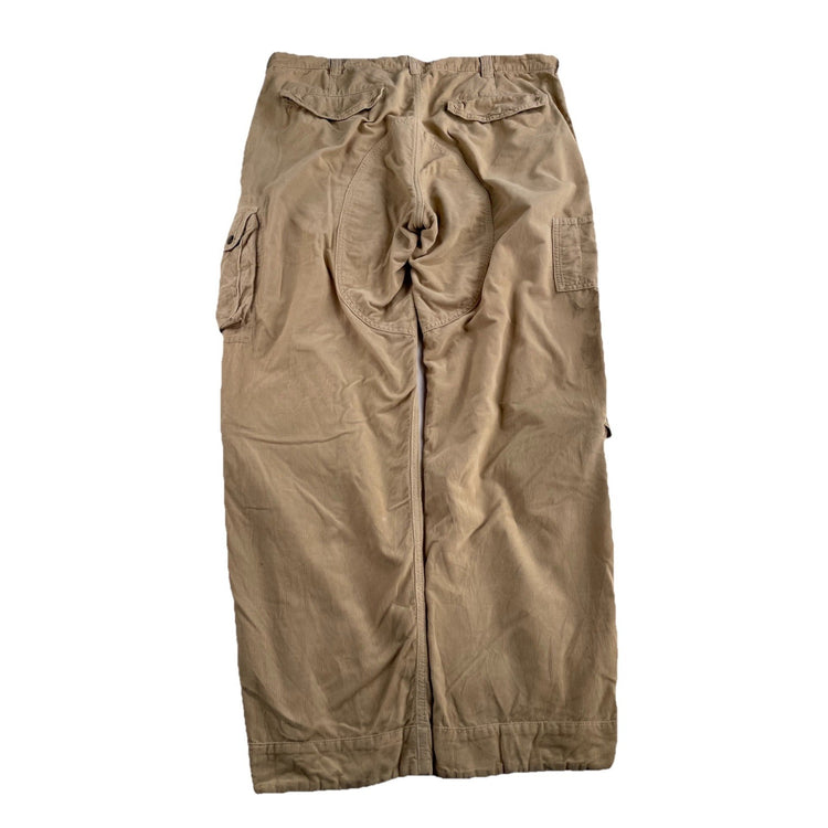 Mens Polo Ralph Lauren Size 38X30 Beige Corduroy Pants