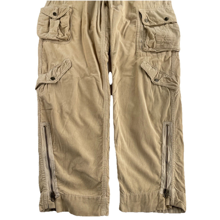 Mens Polo Ralph Lauren Size 38X30 Beige Corduroy Pants