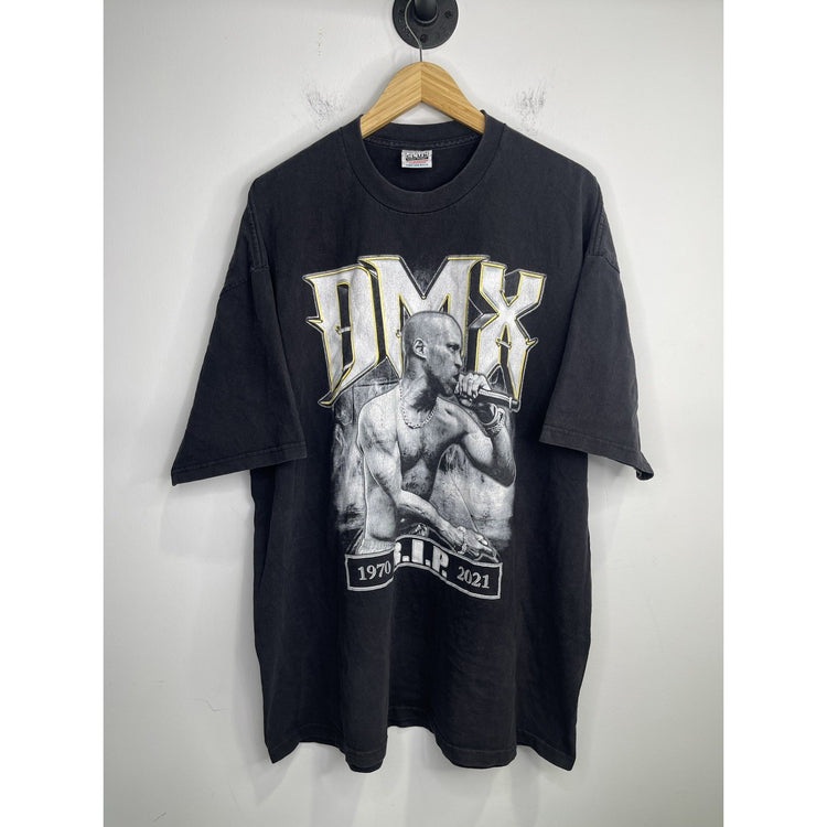 Men’s VTG Pro Club Heavyweight DMX Tribute Graphic Black T Shirt Sz 3XL