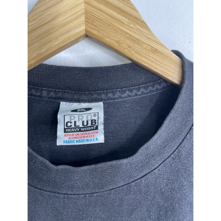 Men’s VTG Pro Club Heavyweight DMX Tribute Graphic Black T Shirt Sz 3XL