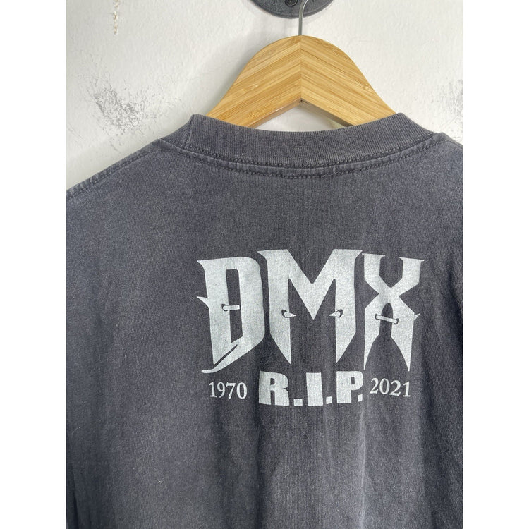 Men’s VTG Pro Club Heavyweight DMX Tribute Graphic Black T Shirt Sz 3XL