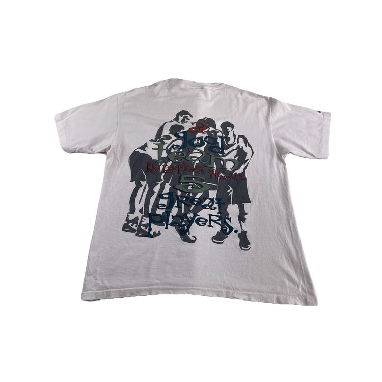 Mens T Shirt Xl Vintage Reebok White ATR Above The Rim