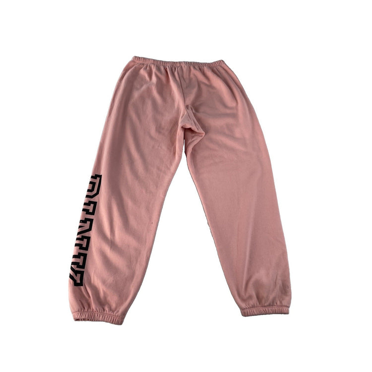 Women's Victoria's Secret Pink Light Pink Cuffed Jogger Sweatpants Size L