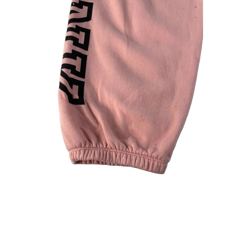 Women's Victoria's Secret Pink Light Pink Cuffed Jogger Sweatpants Size L