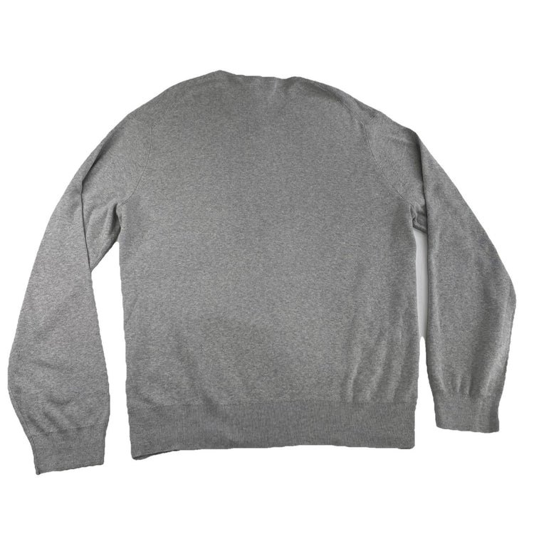 Mens Polo Ralph Lauren Size 2XL Light Grey V Neck Sweater