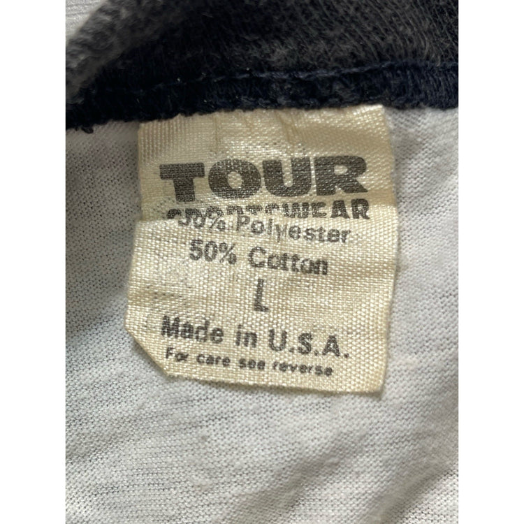 Rush Vintage 1984 Grace Under Pressure Raglan Baseball Style Concert Shirt Sz L