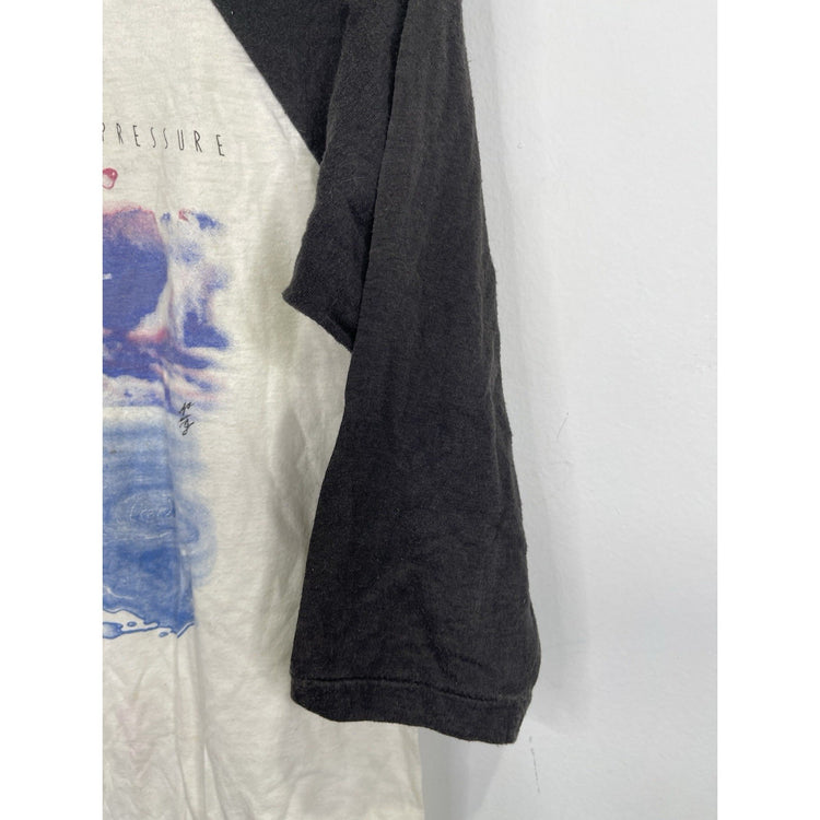 Rush Vintage 1984 Grace Under Pressure Raglan Baseball Style Concert Shirt Sz L