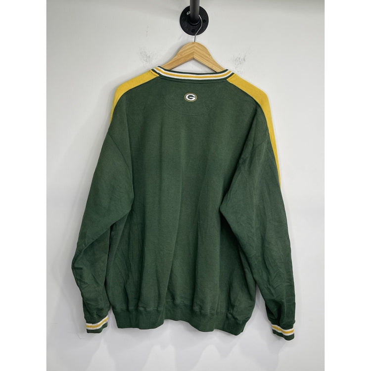 Vintage Green Bay Packers Sweatshirt Mens XL NFL Football Team Y2K Logo Sweater