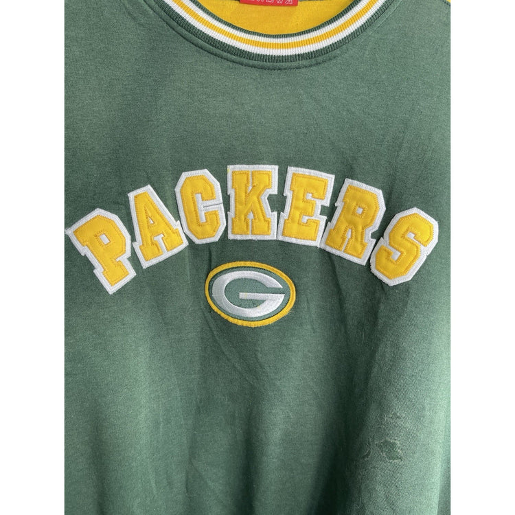 Vintage Green Bay Packers Sweatshirt Mens XL NFL Football Team Y2K Logo Sweater