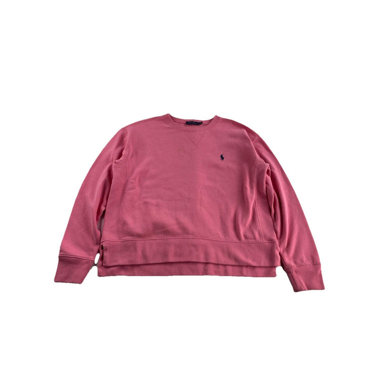 Womens Ralph Lauren Size Small Pink Crew Neck Sweater