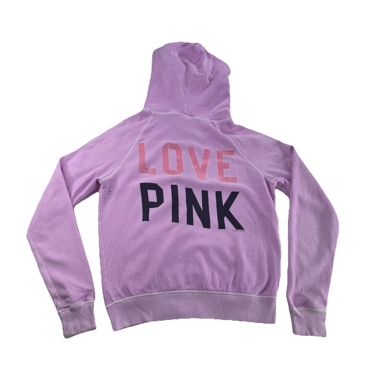 Women’s PINK Victoria Secret Regular Light Purple Zip Up Jacket Size S