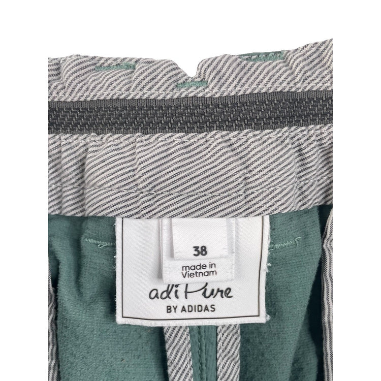 Mens Modern Adidas AdiPure Green Performance Golf Shorts Size 38