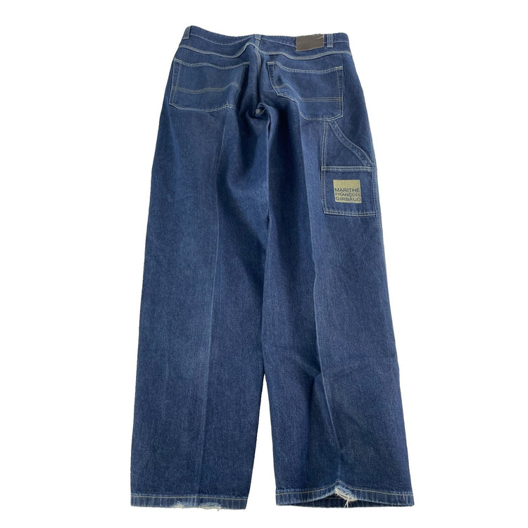 Mens Marithé François Girbaud Blue Denim Carpenter Jeans Size 38
