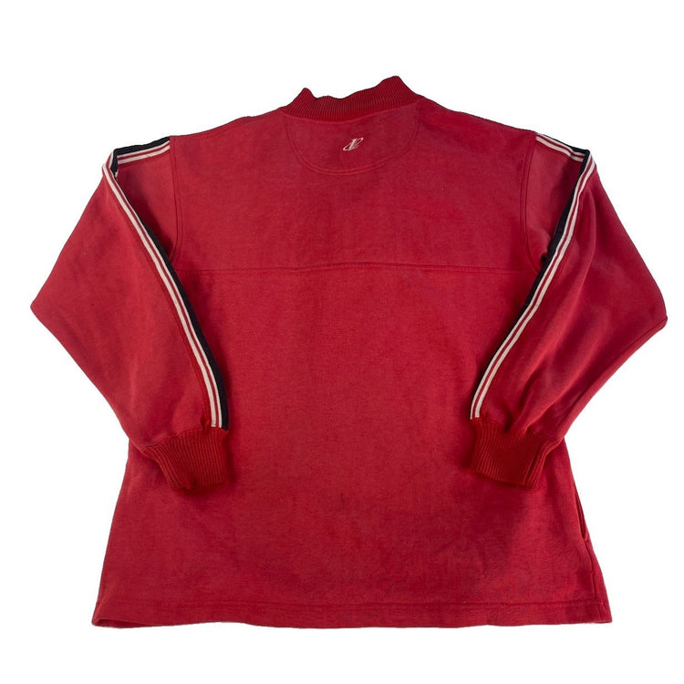 Mens Vintage Logo Athletic Nebraska Huskers Quarter Zip Sweatshirt Size M