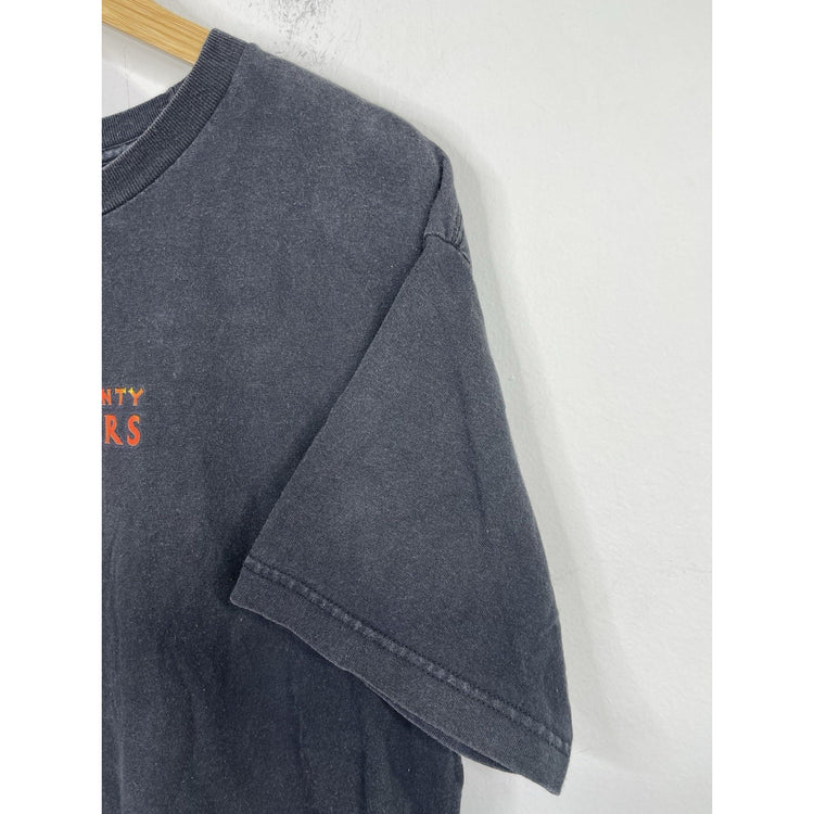 Men’s Vintage Orange Graphic Orange County Choppers Black T Shirt Sz L