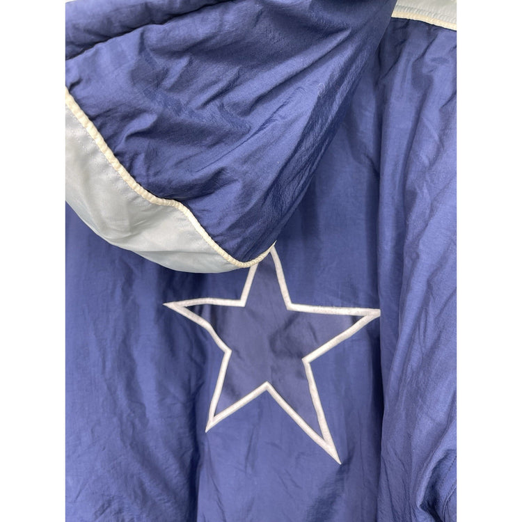 Vintage Men’s Heavyweight Blue Dallas Cowboys Starter Jacket Pullover XL