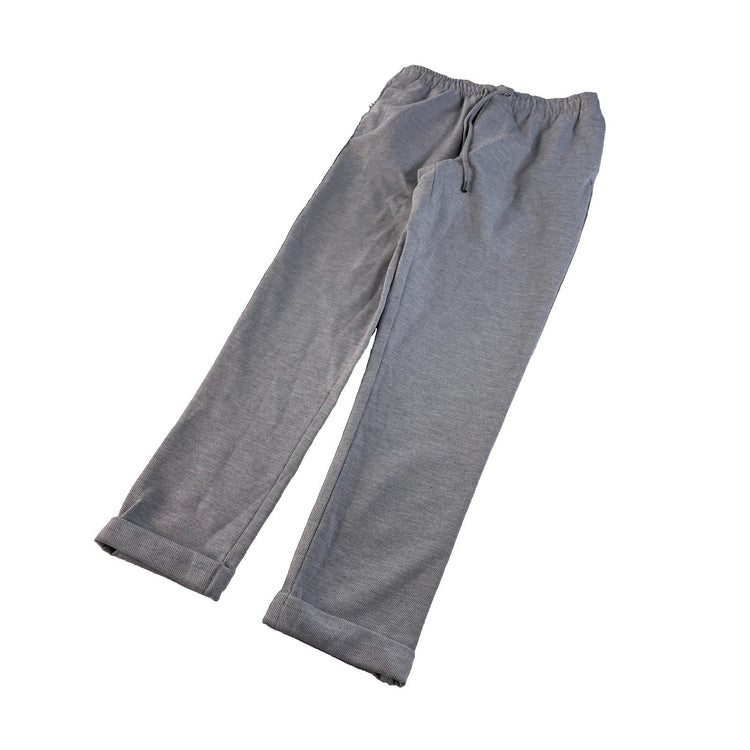 Men Zara Gray Jogger Fit Trousers Cuffed Hem Size S