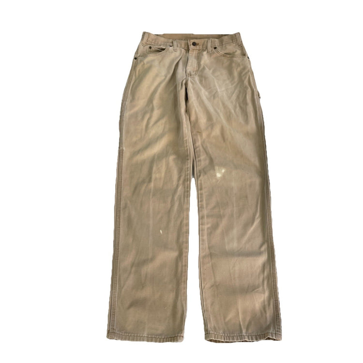Mens Dickies Light Beige Carpenter Style Pants Size 32X33