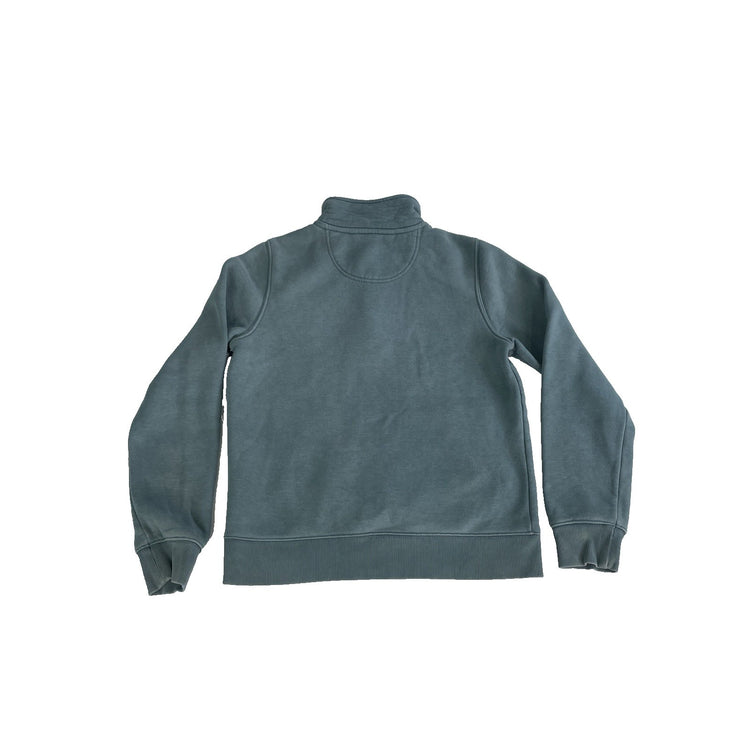 Womens Carhartt Blue Relaxed Fit Quarter Zip Up Sweater Size Small