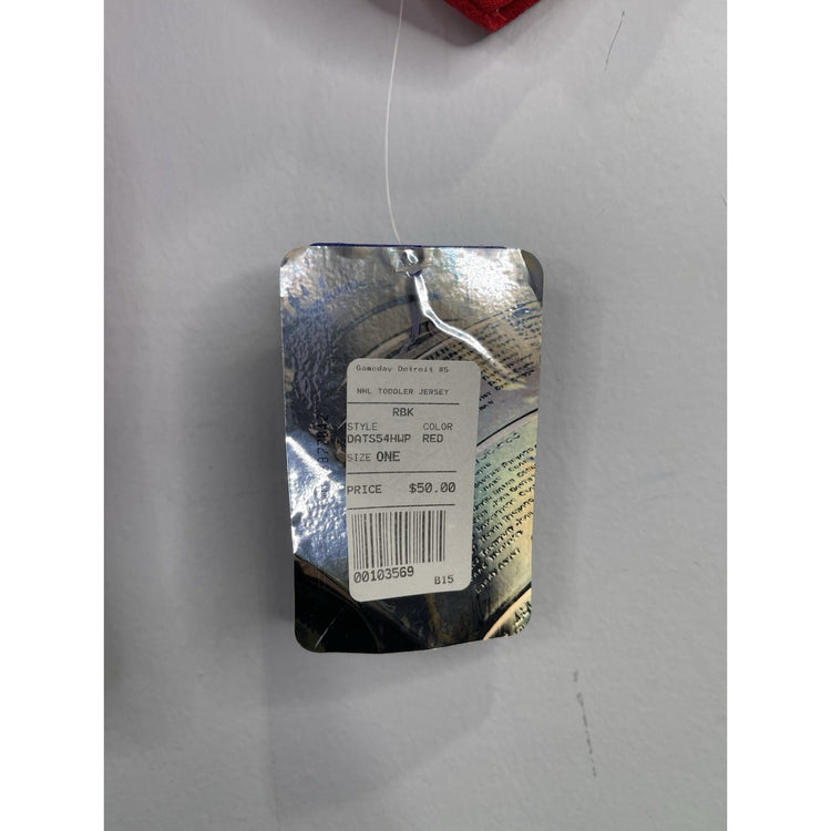 NWT Youth Detroit Redwings Reebok Hockey #13 Datsyuk Jersey Sz 2-4