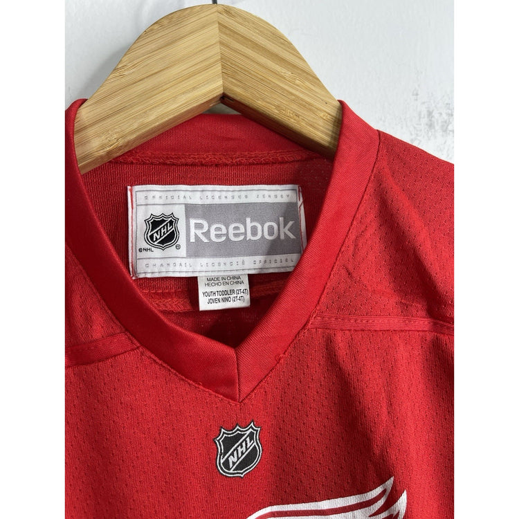 NWT Youth Detroit Redwings Reebok Hockey #13 Datsyuk Jersey Sz 2-4