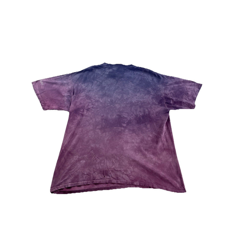 Mens Vintage The Mountain Graphic Purple Tie Dye Tee Size Xl