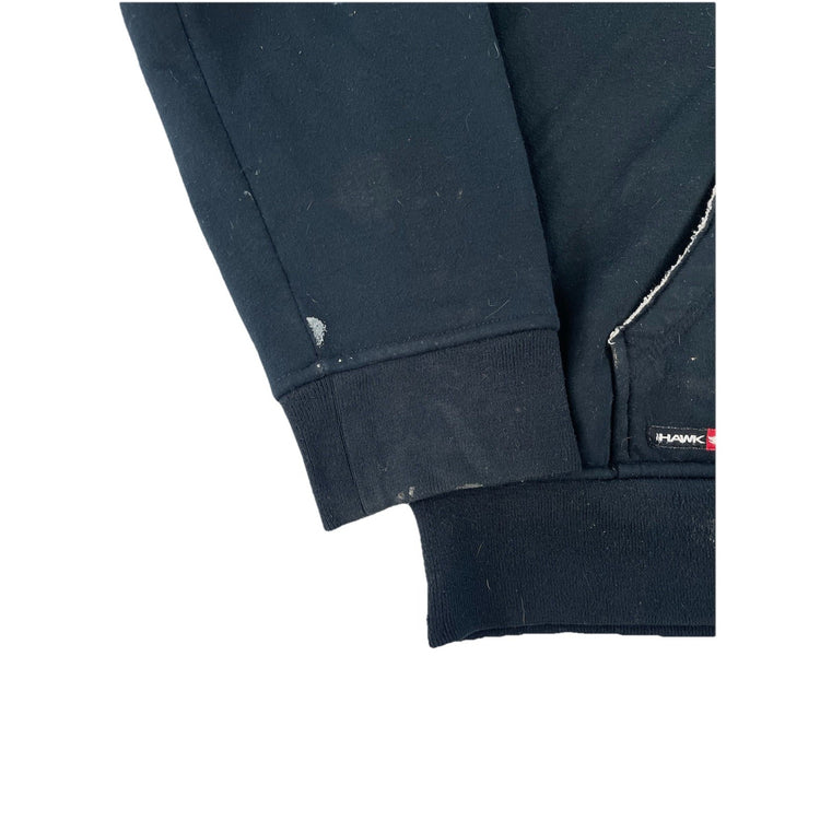 Mens Y2K Tony Hawk Black Fleece Lined Zip Up Jacket Size XL