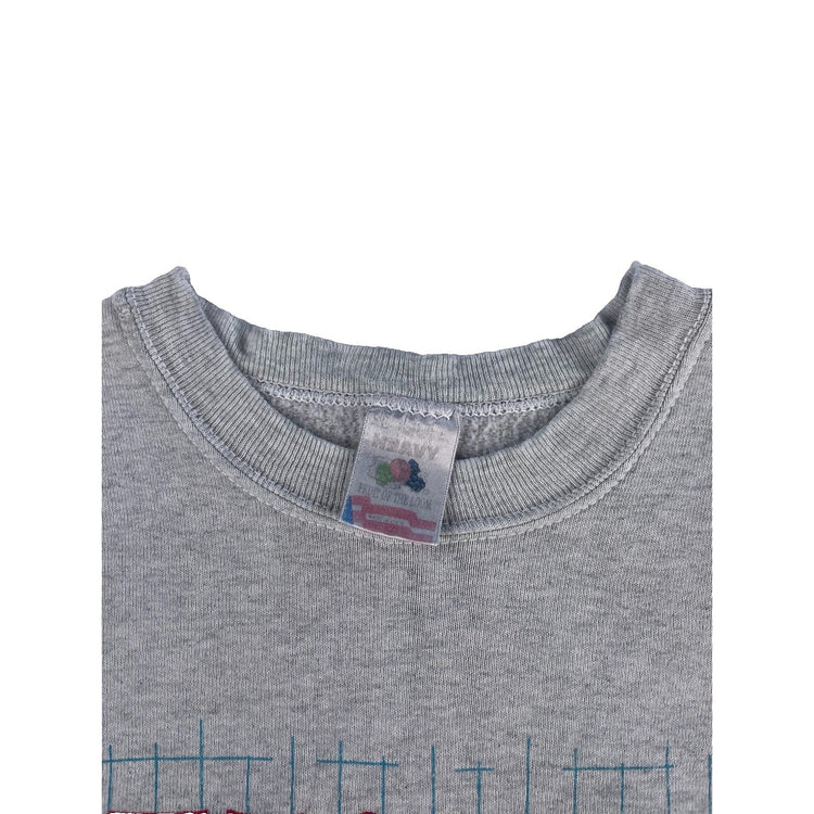 Mens Vintage 90s Russer Lil Salt Bologna Promo Crewneck Sweatshirt Gray Size XL
