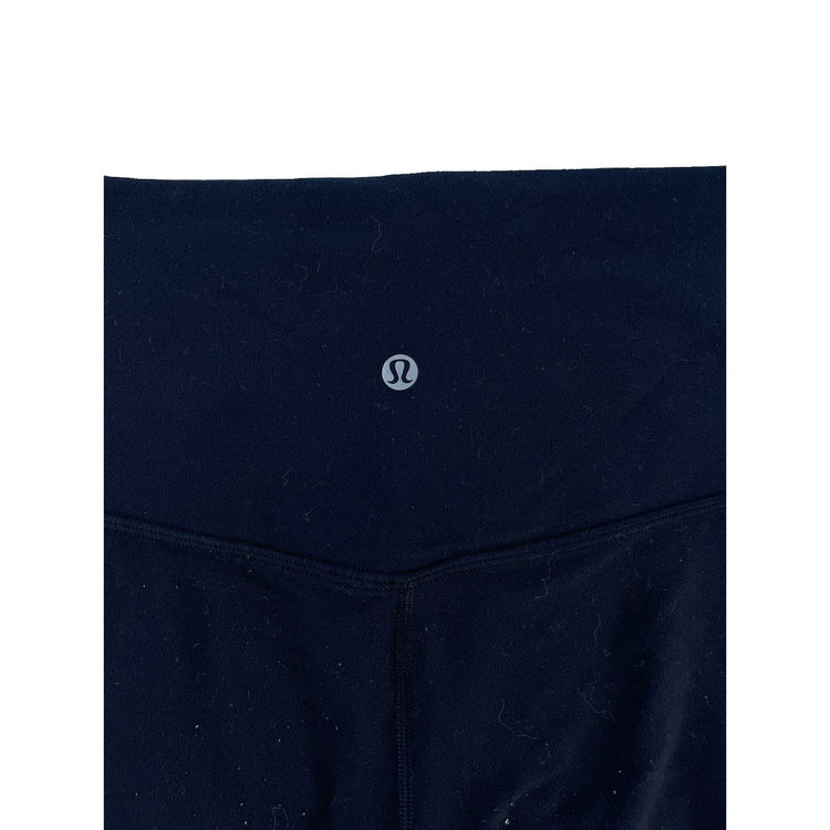 Womens Lululemon Black Nulu High Rise Align Athletic Shorts Size 10