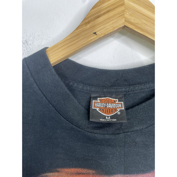 Vintage Men’s 1998 Harley Davidson T Shirt Daytona Beach Black Ridin Solo Size M