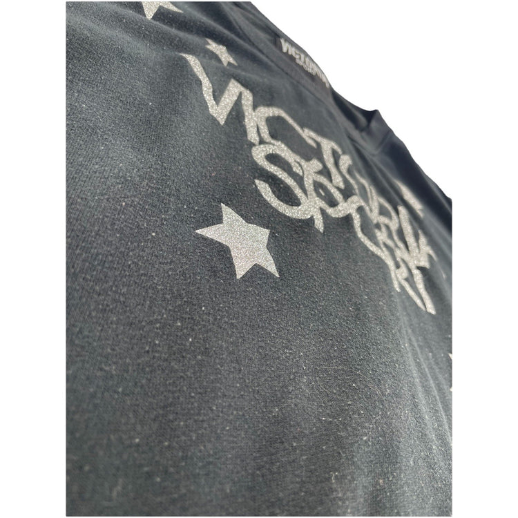 Womens Victoria’s Secret Victoria Sport Black Crewneck Sweater Size Medium