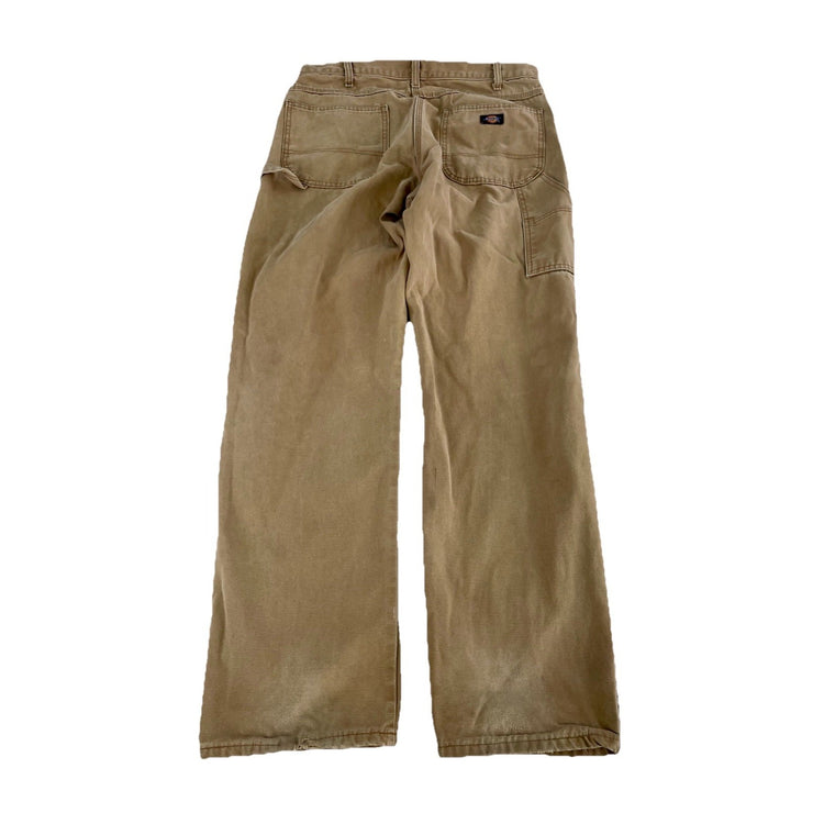 Mens Dickies Khaki Denim Jeans Size 26X33