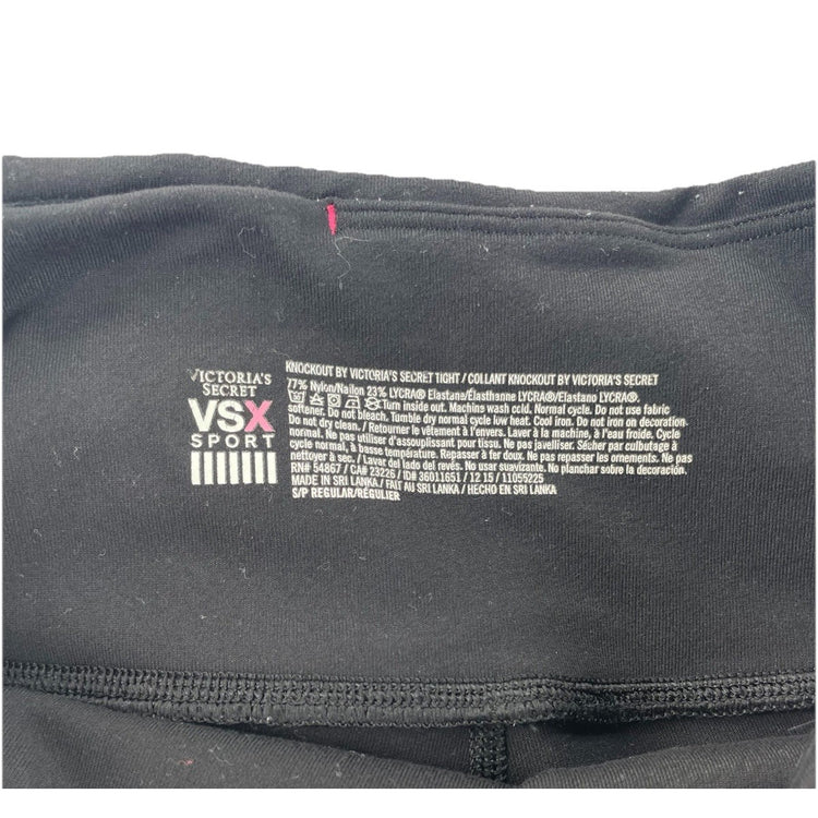 Womens Victoria Secret(VSX) Regular Black, Ankle Leggings Size S