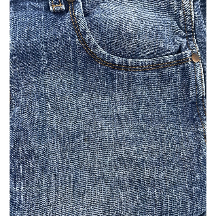Mens Wranglers Retro Relaxed Straight Blue Jeans Size 34x36