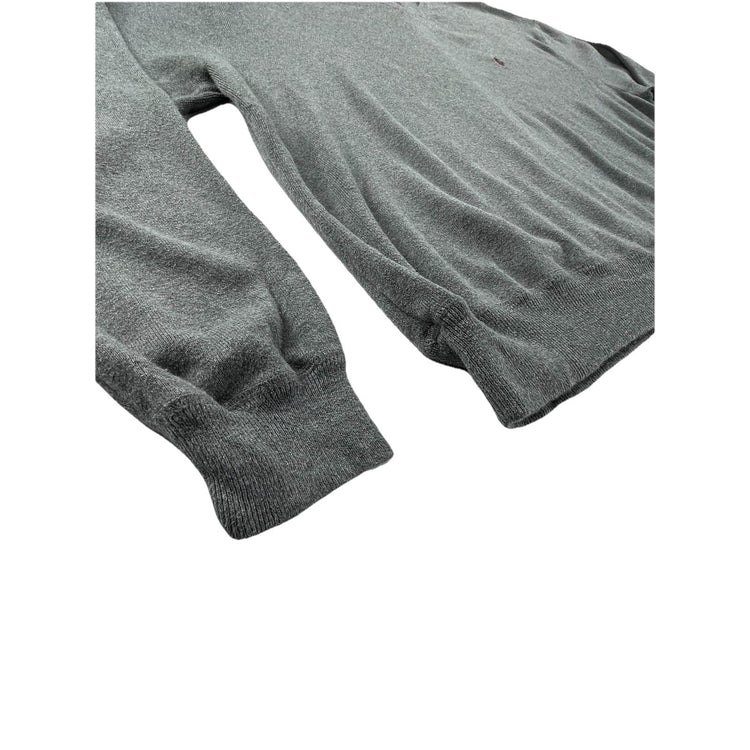 Men's Vintage Polo Ralph Lauren Gray Knitted Sweater Size Xxl