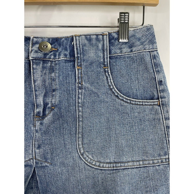 Women’s Mossimo Mossissue Jean Skirt Short Style Pockets Sz 3
