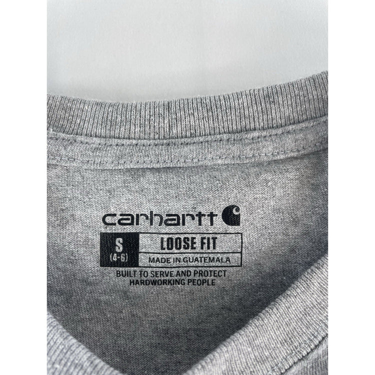 Mens Carhartt Gray Loose Fit T Shirt Size Small