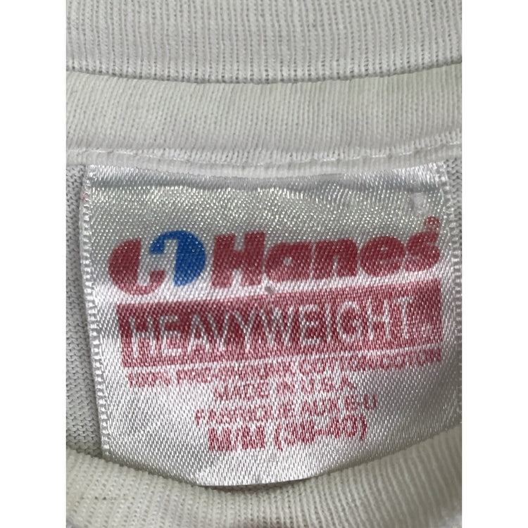 Vintage Hanes NFL Houston Oilers Football T-Shirt White M USA