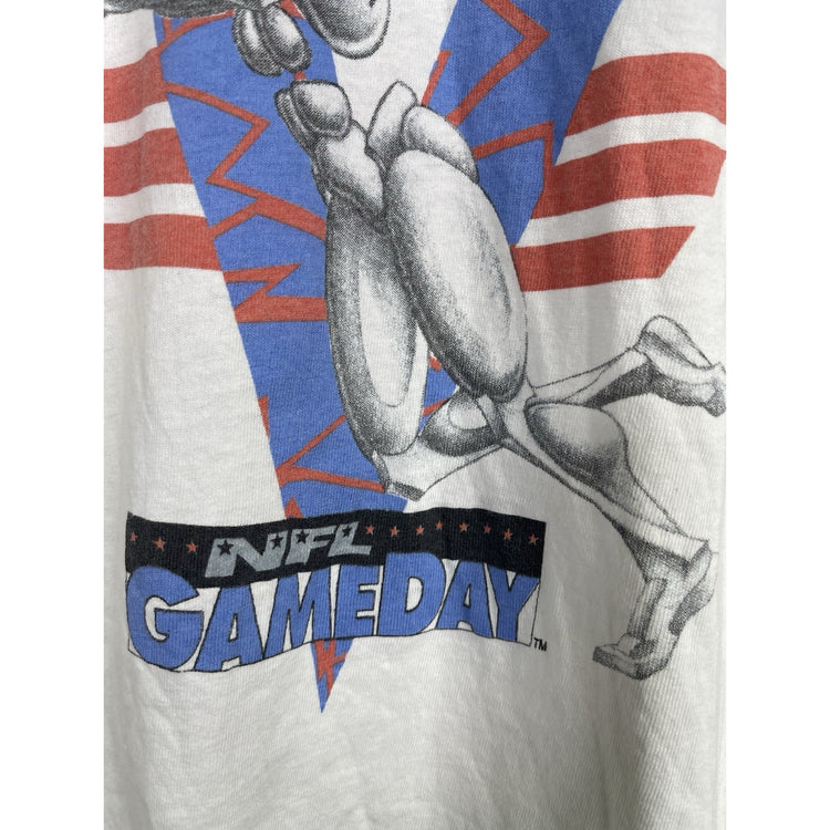 Vintage Hanes NFL Houston Oilers Football T-Shirt White M USA