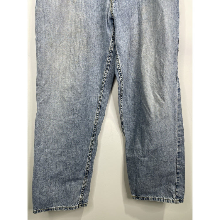 Mens Levi’s Vintage Silver tab Baggy Light Blue Denim Jeans Size 34
