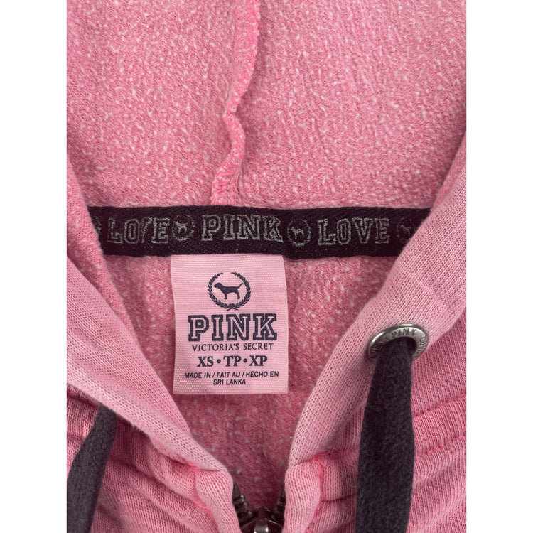 Women’s PINK Victoria Secret Pink Zip Up Jacket”86” Size XS