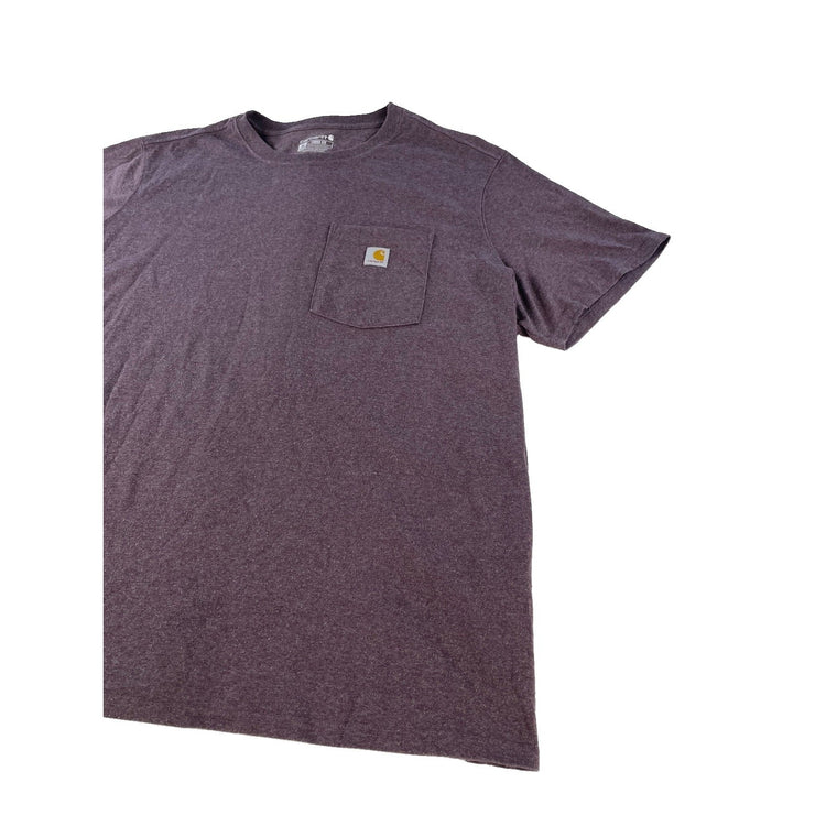 Mens Carhartt Heather Purple Loose Fit Short Sleeve Pocket T Shirt Size 3X
