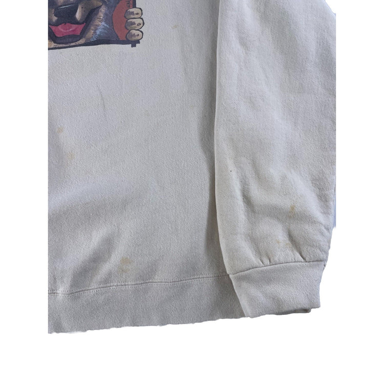 Mens Tan Austrialian Cattle Dog Graphic Crewneck Sweatshirt Size XL