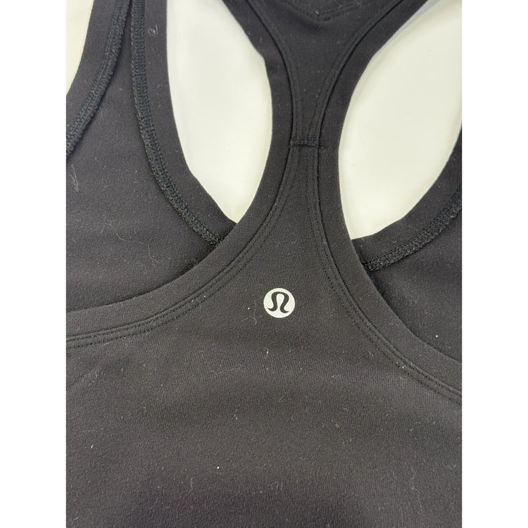 Lululemon Black Racerback Athletic Tank Top
