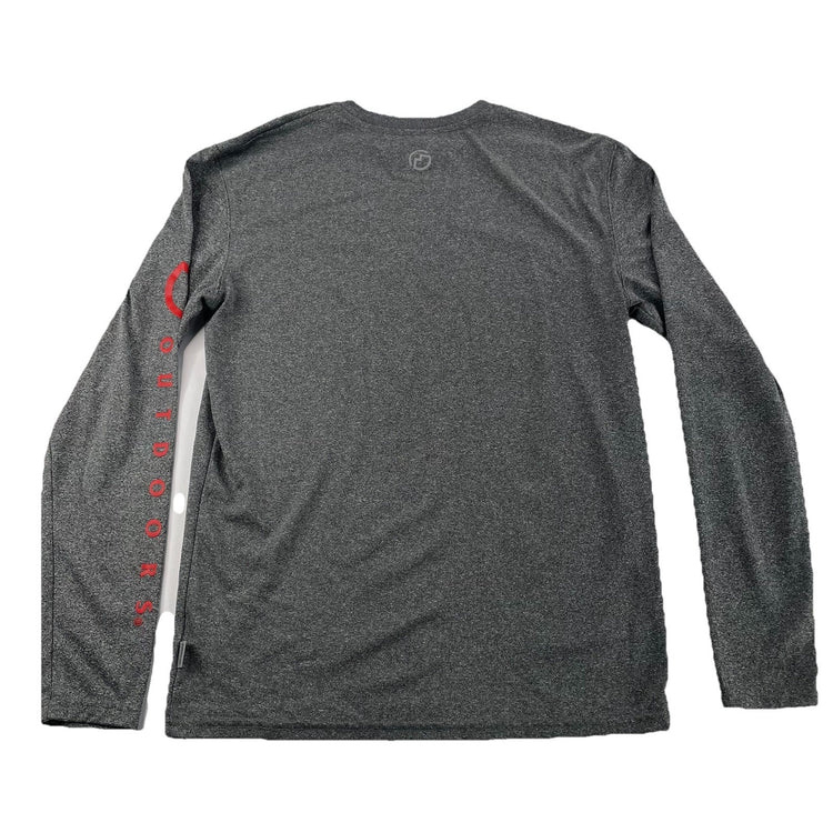 Mens Magellan Fish Gear Gray Longsleeve Shirt Sizes