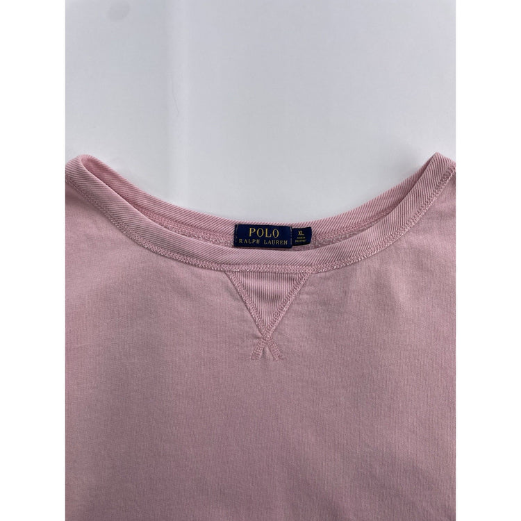 Womens Ralph Lauren Size XL Pink Cropped Sweater