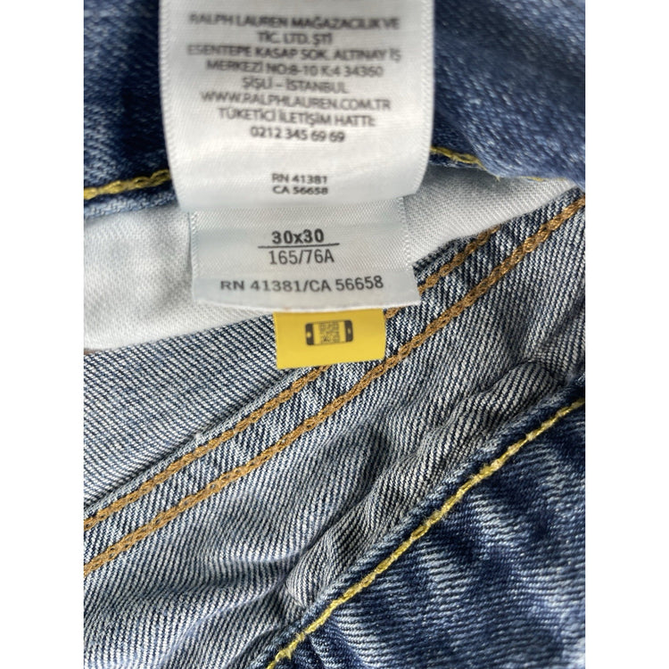 Mens Polo Ralph Lauren Size 30X30 Blue Jeans