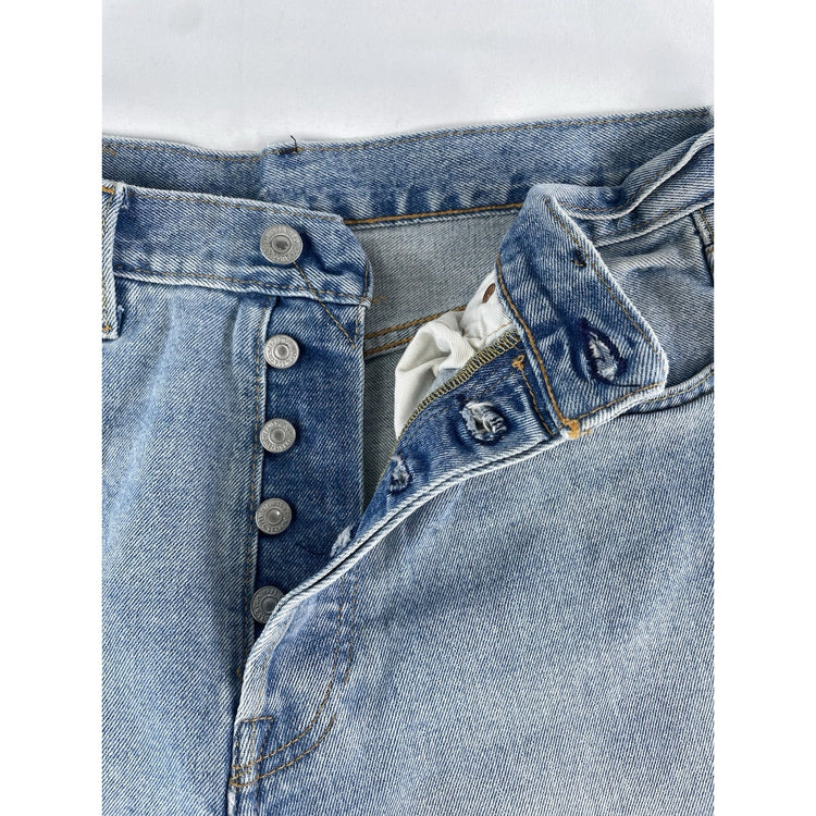 Mens Levis 501 Slim Fit Denim Shorts Size 31
