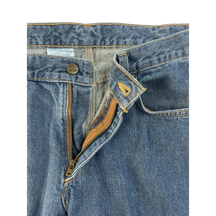 Mens Carhartt Blue Relaxed Fit Denim Jeans Size 34X30